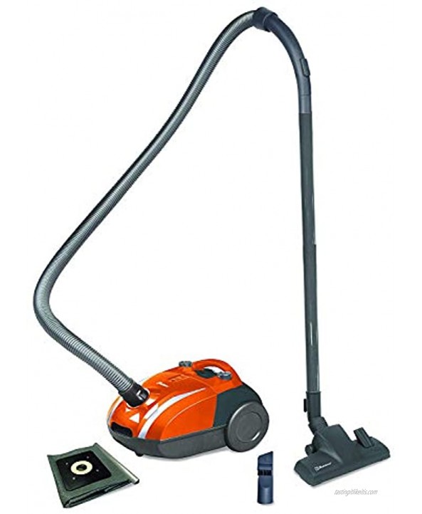 Koblenz Canister Vacuum Cleaner- Corded Orange Gray