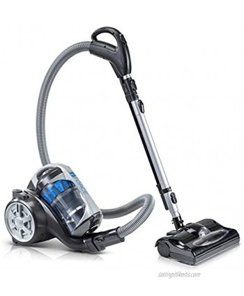 Prolux iFORCE Light Weight Bagless Canister Vacuum Cleaner w  HEPA Filtration and Power Nozzle