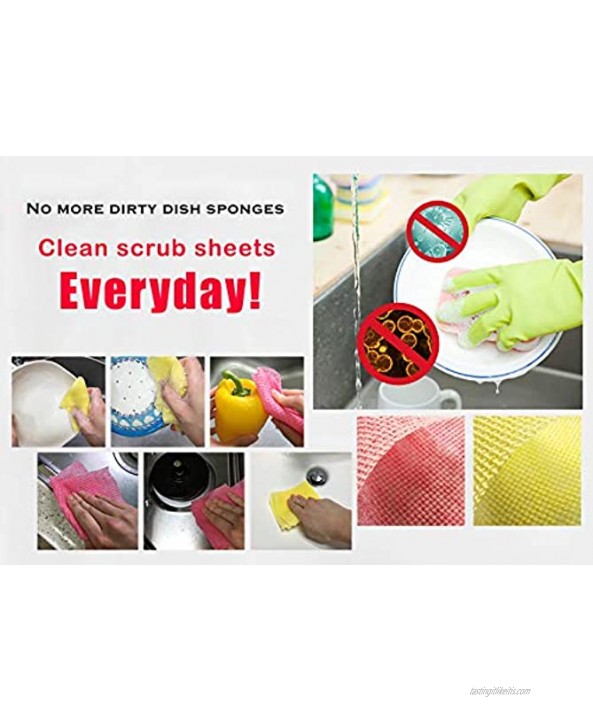 BLACKPAN Scrub | Disposable Scrub Sheets | Paper Towel Format | Non-Scratch | Cleaning Supplies | Dishwashing | Sponges Kitchen | Scouring Pads | Kitchen Cloths 1 Roll