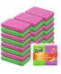 Cleaning Scrub Sponge by SCRUBIT Kitchen Dish Sponges for Dishes Pots Pans & More 24 Pack Colors May Vary-