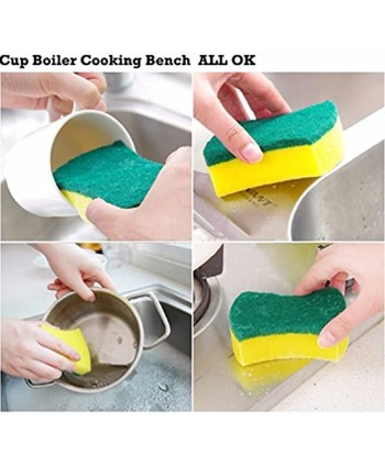 Kitchen Cleaning Sponges,Eco Non-Scratch for Dish,Scrub SpongesPack of 24