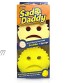 Scrub Daddy Sponge Set Sad Daddy FlexTexture Scrubber and Scrub Mommy Dual-Sided Sponge and Scrubber Soft in Warm Water Firm in Cold Scratch Free Odor Resistant 2 Count