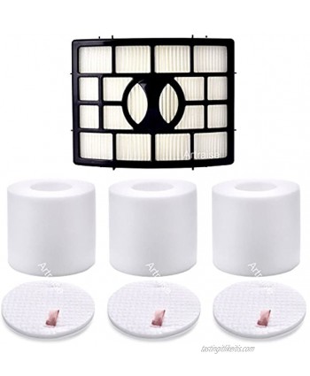 3 Pack Filters for Shark Rotator Powered Lift-Away NV650 NV750 AX950 AX951 AX952 XFF650 & XHF650 By Artraise