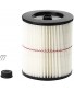 Craftsman 9-17816 General Purpose Red Stripe Vacuum Cartridge Filter 8.5 Inches White Red