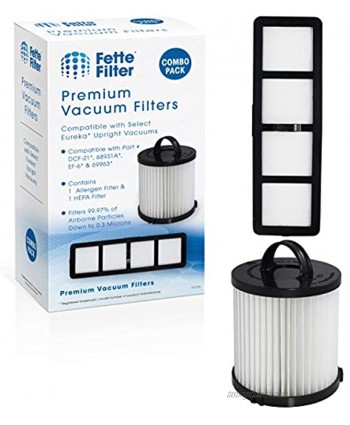 Fette Filter Vacuum Filter Compatible with Eureka DCF-21 Pack of 1 DCF-21 & EF-6