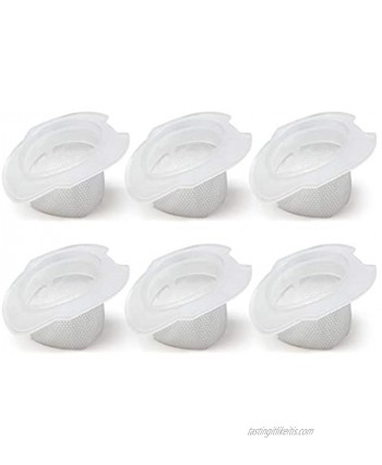 Fette Filter Vacuum Replacement Filters Compatible with Swiffer Sweep and Vac. Compare to Part #99196 Pack of 6
