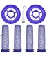 Leadaybetter 2 Pack Hepa Post Filter & 4 Pack Pre Filter Replacement Filter for Dyson DC65 DC66 DC41 UP13 UP20 Animal Multi Floor and Ball Vacuums Compare to Part #920769-01&920640-01