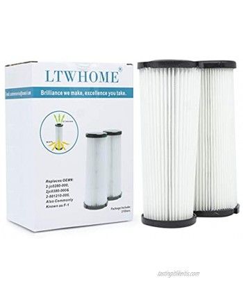 LTWHOME F1 Hepa Filters Suitable for Dirt Devil Vision Vacuum Pack of 2