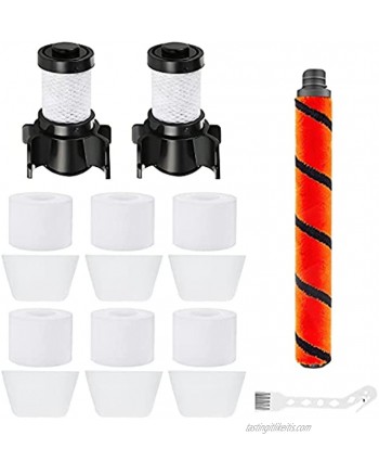 Replacement Kit Compatible with Shark ION Flex DuoClean IF100 X30 X40 F60 F80 IF200 IF201 IF202 IF205 IF251 IF252 IF281 IF282 IF285 UF280 IC205 HEPA Replacement Filters Clean Brush