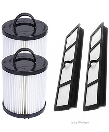 SaferCCTV Replacement EF6 HEPA Filter and Washable Reusable Cup Filter Vacuum Filter DCF-21 Replace#67821 68931 68931A EF91 Replacement for Eureka Airspeed AS1000 Series Upright Vacuum Cleaners 2 Set
