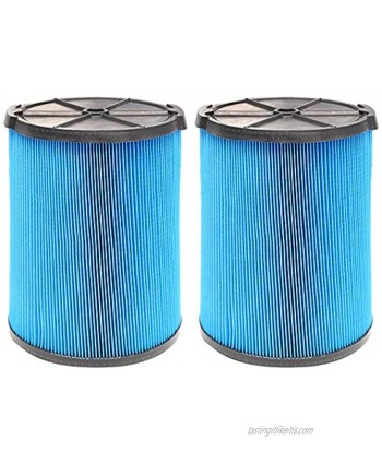 2 Pack VF5000 Replacement Filter for Ridgid Shop Vac 6-20 Gallon Wet Dry Vacuums 3 Layer Pleated Vacuum Filter Fits for WD1450 WD0970 WD1270 WD06700 WD1680 RV2400A