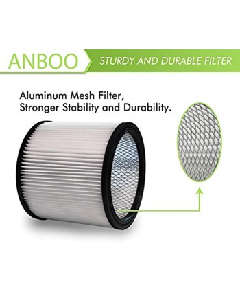 ANBOO Replacement Cartridge Filter for Shop-Vac 90304 9030400 90350 90333 5 Gallon Up Wet Dry Vacuum Cleaners