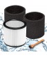 Apatner Foam Sleeve Filter Compatible with Shop-Vac 90304 90350 90333 Replacement 5 Gallon Up Wet Dry Vacuum Cleaners Compare to Part # 90304 90585 1+2