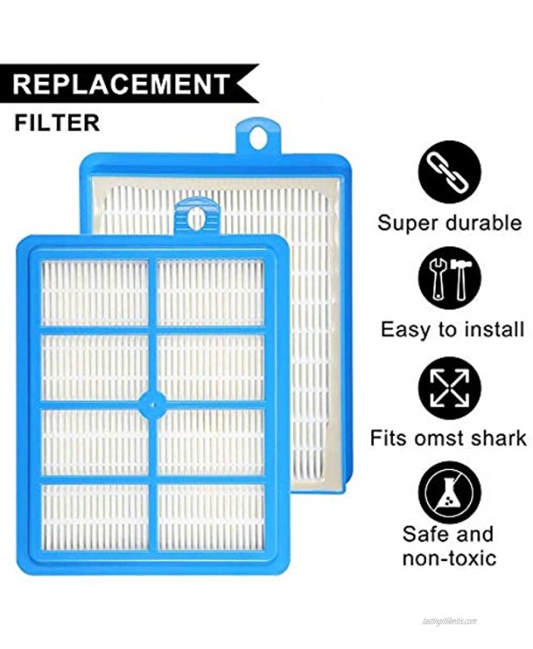 Eagles Replacement Hepa Filter pack of 2 Compatible with Electrolux Vacuum Cleaner H13 FC8031 Series