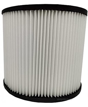 Motcoda Vac filters 90304 90350 90333 9030400 903-04-00 Cartridge filter Used for Replacement 5-gallon Vacuums Filter Fit Wet Dry Shop Vac Vaccuums  Reusable