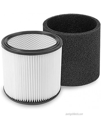 OniXunber Replacement Filter Compatible with Shop-Vac 90304 90350 90333 Perfect Fit Most Wet Dry Vacuum Cleaners 5 Gallon and Above，High Absorption