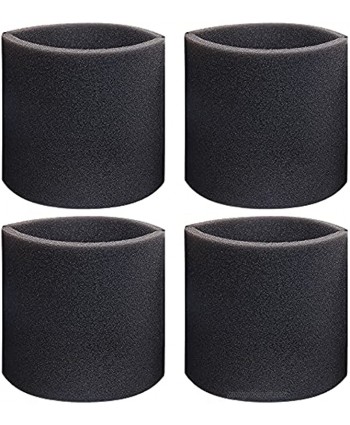 Preciser 4 Pack 90585 Foam Sleeve VF2001 Foam Sleeve Filter Replacements for Most Shop Vac Wet Dry Vacumm Cleaners 5 Gallon and Above Replace Part # 90585 9058500 Type R