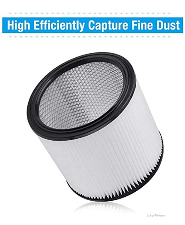 Replacement Filter for Shop-Vac 90350 90304 90333 Replacement fits most Vacuum Cleaners 5 Gallon & Up Wet Dry Vac Filter
