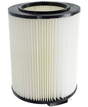 VF4000 Replacement Filter for Ridgid 72947 Wet Dry Vac 5 To 20-Gallon 6-9 Gal Husky Craftsman 17816 Vacuum Compatible WD5500 WD0671 WD1270 RV2400A RV2600B Washable Reusable Standard Wet dry Vac Filt