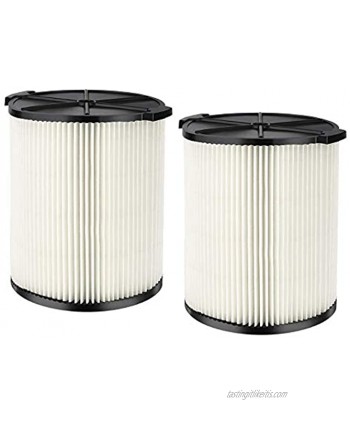 VF4000 Replacement Filter for RIDGID Vacs Wet Dry Vac 5 Gallons and Larger Vacuum Cleaner Replacement Vf4000 Filter 2 Pack