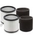 YUEFENG 90304 Filter and 90585 Foam Sleeve for Shop-Vac 5 Gallon and Up Wet Dry Vacuum Compare to Part 90304 90585 2+2