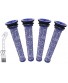 Fette Filter Pre-Filters Compatible with Dyson Vacuum Filter V6 V7 V8 DC58 DC59 Compare to Part # 965661-01. Pack of 4