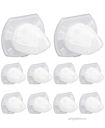 10 Pack Replacement Filter for Black & Decker Power Tools VF110 Dustbuster Cordless Vacuum CHV1410L CHV9610 CHV1210 CHV1510 CHV1410L32 HHVI315JO32 HHVI315JO42 HHVI320JR02 HHVI325JR22 90558113-01
