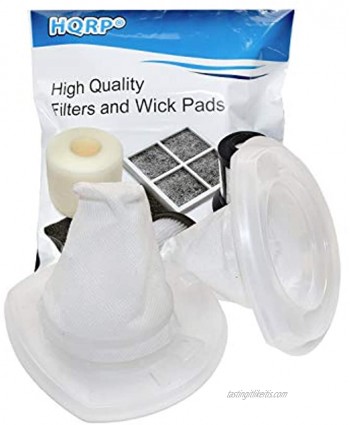 HQRP 2-Pack Washable Reusable Filter compatible with Black & Decker DustBuster CHV9610 CHV1210 CHV1410 CHV1410B CHV1410L CHV1510 BDH2000L Cordless Hand Vac VF110 90558113 Replacement