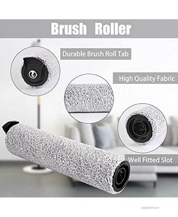 LesinaVac Replacement Brush Roller and Vacuum Filter Compatible with Tineco iFloor 3 iFloor One S3 Cordless Wet Dry Vacuum Cleaner 2 Brush Roller+2 HEPA Filters