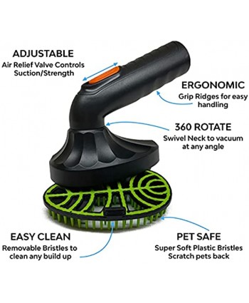 Wessel-Werk Universal Vacuum Attachment Pet Hair Brush Pet Hair Tool