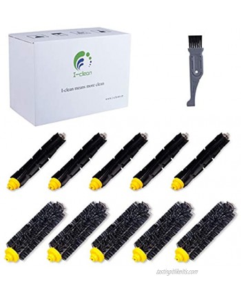 I clean Roomba Replenishment Kits 10 Packs Brush Accessories Parts Compatible with iRobot Roomba 650 675 690 770 780 790 Vacuum Cleaner 600&700 Series
