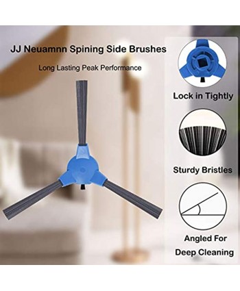 JJ Neumann Replacement Parts Accessories Compatible with Coredy R300 Robot Vacuum Cleaner 1400Pa 6 Filters and 10 Brushes