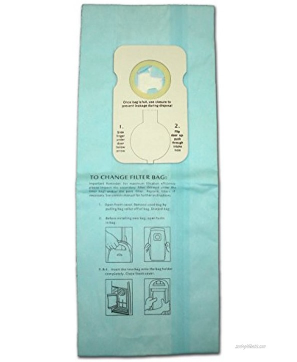 EnviroCare Replacement Micro Filtration Vacuum Cleaner Dust Bags made to fit Riccar 8000 Simplicity 7000 Type B 6 pack