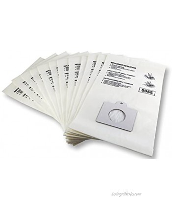 K&J 12-Pack Type C Canister Vacuum Bags Compatible with Kenmore C,Q Panasonic C-5 Vacuums