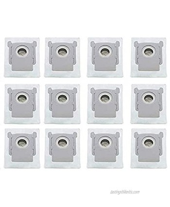 VINFANY 12pcs Dirt Bags Replacement Parts Compatible with for iRobot Roomba i7+ s9 s9+ Clean Base Vacuum Cleaner Parts dust Bags