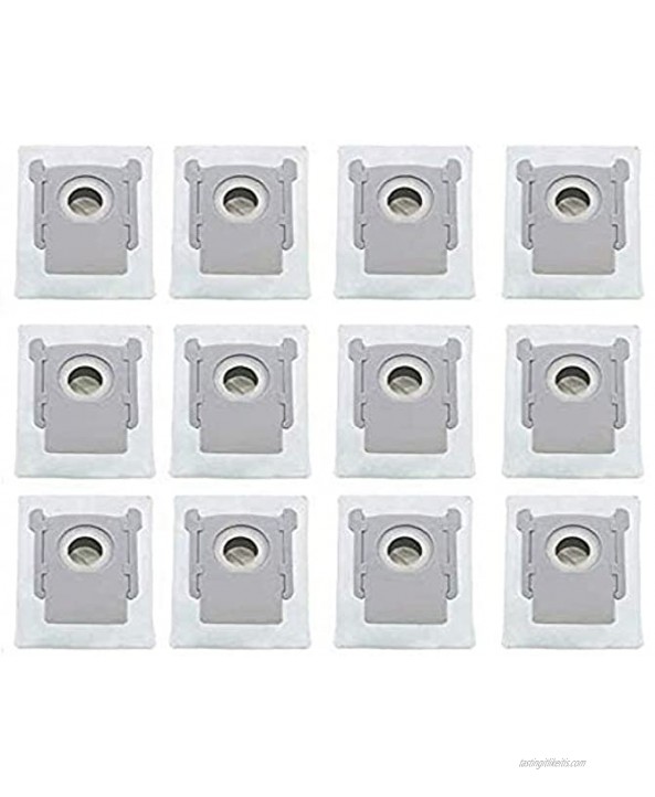 VINFANY 12pcs Dirt Bags Replacement Parts Compatible with for iRobot Roomba i7+ s9 s9+ Clean Base Vacuum Cleaner Parts dust Bags