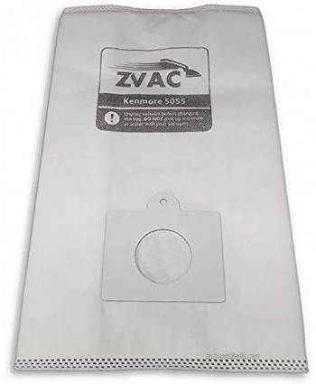 ZVac Kenmore C Q Replacement Vacuum Cleaner Cloth Bags Compatible with Kenmore Canister Style C Q 5055 50558 Panasonic C-5 MC-V295H 15