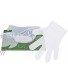 100% Compostable Gloves Disposable Latex Free [One Size Fit Most 100CT] Food Service Disposable Gloves Food Prep Cooking Gloves Eco-Friendly Biodegradable by Earth's Natural Alternative
