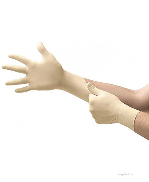 Microflex MF300M 2 Pack Diamond Grip Latex Gloves Size Medium Pack of 200 Gloves