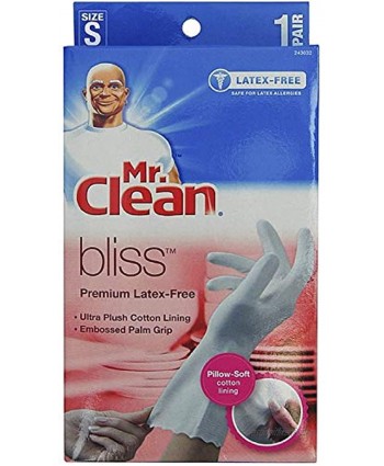 Mr. Clean Bliss Premium Latex-Free Gloves Small 1 pair