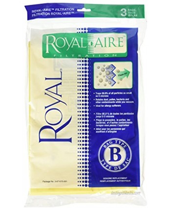 Royal Dirt Devil Paper Bag Royal Type B Upright Micro Fresh Pack of 3