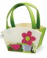 Celebrate the Home Floral Purse Felt Gift Bag Magenta