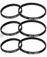 3 Set Vacuum Cleaner Belt Compatible with Bissell ProHeat 2X Vacuum Cleaner 203-6688 and 203-6804 Replacement Belts
