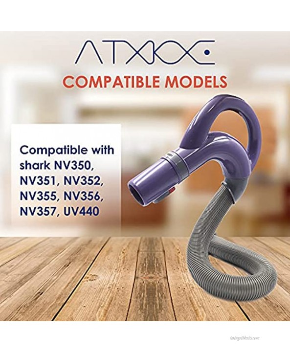 Replacement Hose Handle Compatible With Shark Navigator NV350,NV351,NV352,NV355 NV356 NV357 and UV440 Vacuum Cleaner Replace Parts No 113FFJ Light1 Pack