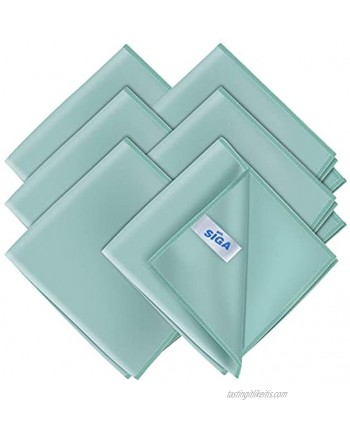 MR.SIGA Ultra Fine Microfiber Cloths for Glass Pack of 6 35 x 40 cm 13.7" x 15.7"