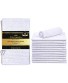 Talvania Bar Mop Towels 16”x19” White Kitchen Bar Towel 12 Pack 100% Cotton Ribbed Cleaning Cloths Rags Super Absorbent Terry Multi-Purpose Bar Mops Shop Towels for Home Restaurant Commercial Use