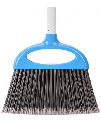 Basics Dustpan Broom Set Blue and White