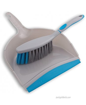 Household Dustpan and Brush for Sweeping Cleaning Floors in The Home Kitchen Bathroom Bedroom Garage or Office