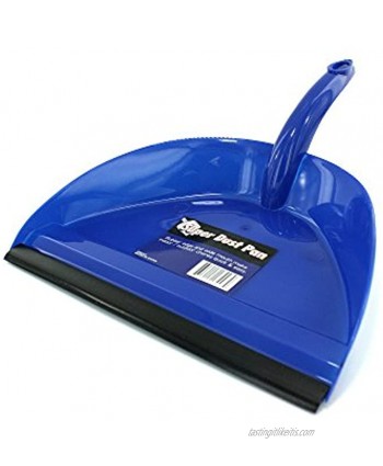 Kole Imports Wide Mouth Dust Pan with Rubber Edge