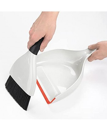 OXO Good Grips Dustpan and Brush White